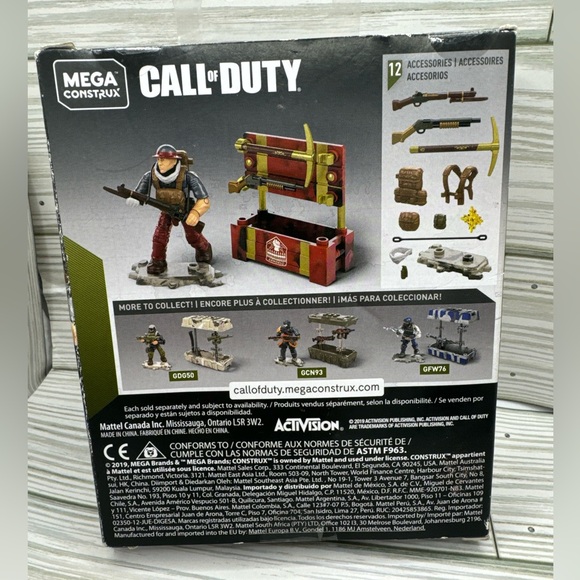 🍀NIB. MEGA CONSTRUX Call of Duty Armored Division Weapon Crate - Picture 2 of 3